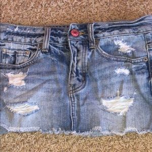 American eagle denim skirt